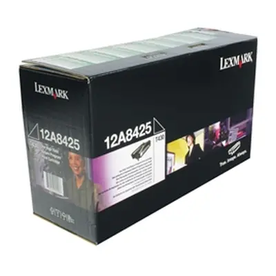 Lexmark Return Programme Toner Cartridge High Yield 12K Black 12A8425