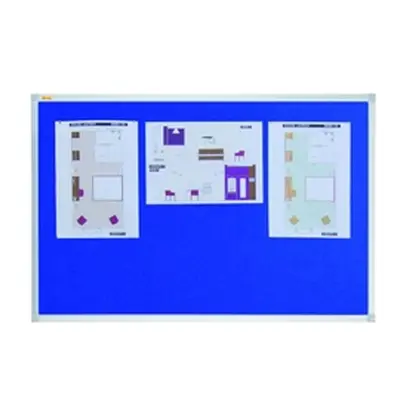 Franken Felt Pin Board X-tra!Line 90 x 60cm Blue - PT130203