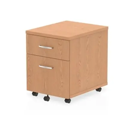 Impulse Mobile Pedestal 2 Drawer Oak - I000772