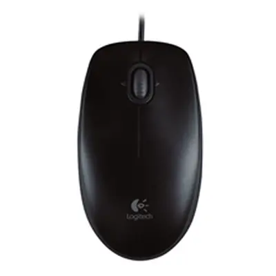 Logitech B100 Mouse USB Wired Optical 800dpi 3-Button - 910-003357