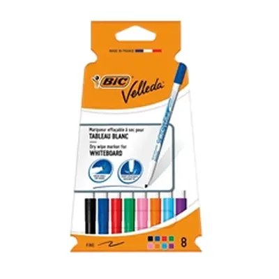 Bic Velleda Drywipe Marker 1721 Bullet Tip 1.5mm Line - 1199005728