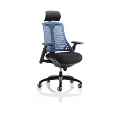 Flex Task Operator Chair Black Frame With Black Fabric Seat B