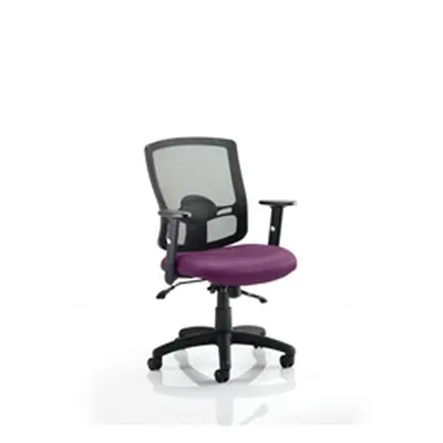 Portland II Task Operator Chair With Purple Colour Seat Wit