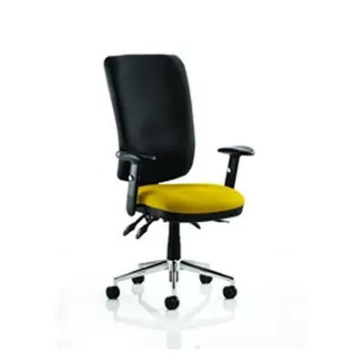 Chiro Task Operator Chair High Back Sunset Colour Seat With