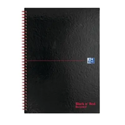 Black n Red Book Wirebound Recycled 90gsm 140pp A4 - 100080189