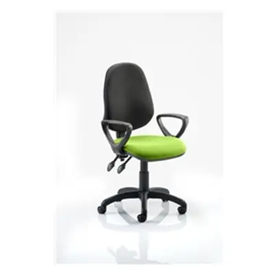 Eclipse II Lever Task Operator Chair Black Back Swizzle Col