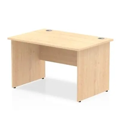 Impulse Panel End 1200 Rectangle Desk Maple - I000437