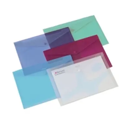 Rexel Carry Folder Polypropylene A4 Translucent [Pack 6] - 16129AS