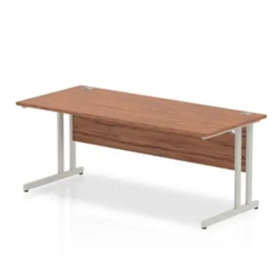 Impulse Cantilever 1800 Rectangle Desk Walnut - I000330