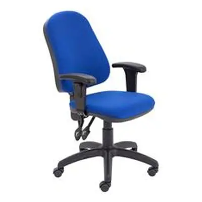 Calypso II High Back Chair Adjustable Arms Blue - CH2800RB+AC1040