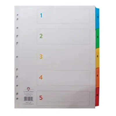 Concord Index Multicolour-tabbed Europunched - CS96