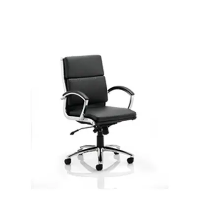 Classic Executive Chair Black With Arms Medium Back - EX0