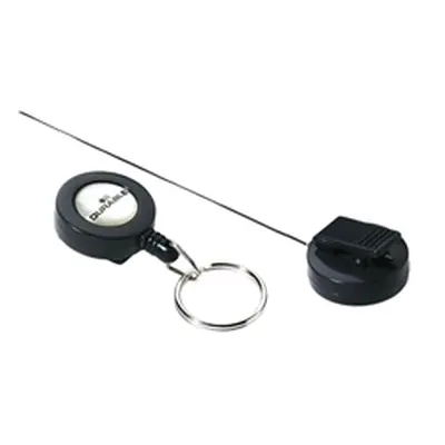 Durable Badge Reel Plastic with Key Ring Fastener and