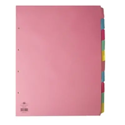 Concord Subject Dividers 160gsm Upright 10-Part A3 - 70299/J2