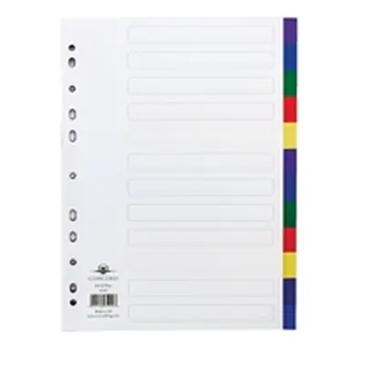 Concord 12-Part Index Polypropylene Multicoloured A4 65999