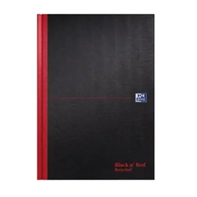 Black n Red Book Casebound Recycled 90gsm 192pp A4 - 100080530