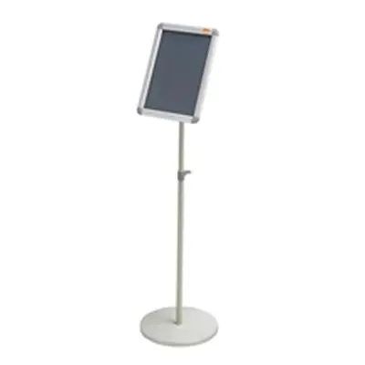 Nobo Clip Frame A4 Information Display Stand Silver - 1902383