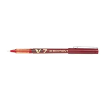 Pilot V7 Rollerball Pen 0.5mm Line Red [Pack 12] - V702