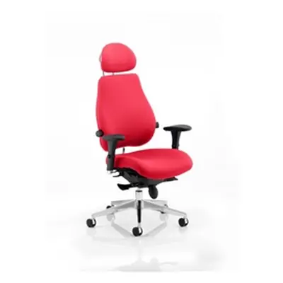 Chiro Plus Posture Chair Ultimate With Headrest Cherry Colo