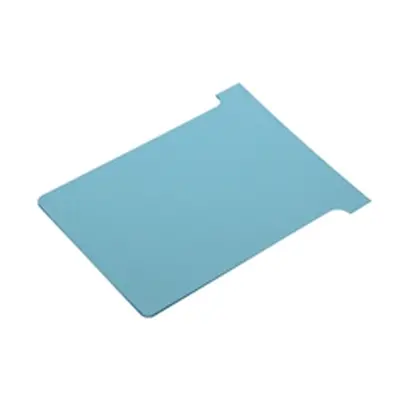 Nobo T-Card Size 3 80 x 120mm Light Blue (100 Pack) 2003006