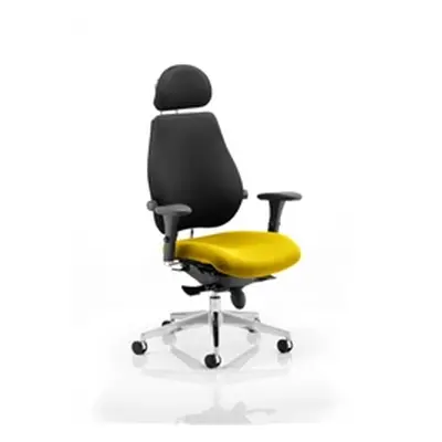 Chiro Plus Posture Chair Ultimate With Headrest Sunset Colo