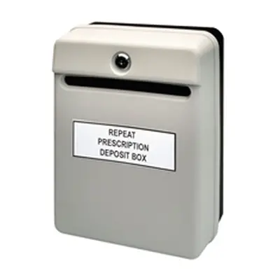 Suggestion box uk - prescription box