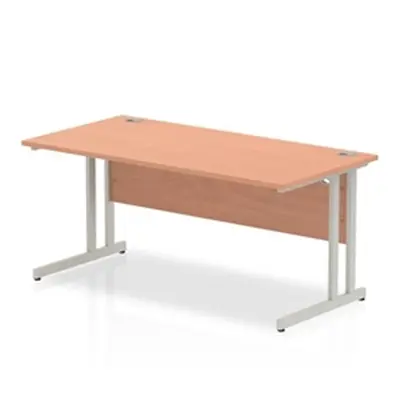 Impulse Cantilever 1600 Rectangle Desk Beech - I000285