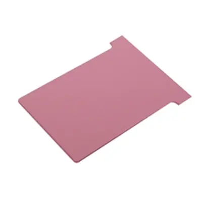 Nobo T-Card Size 3 80 x 120mm Pink (100 Pack) 2003008