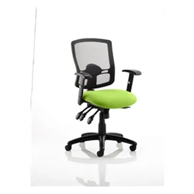 Portland III Task Operator Chair Black Mesh Back Swizzle Co