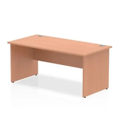 Impulse Panel End 1600 Rectangle Desk Beech - I000373