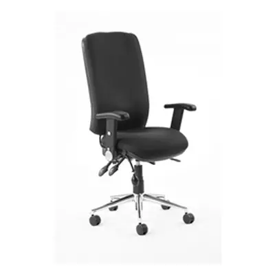 Chiro Task Operators Chair Black With Height Adjustable And F