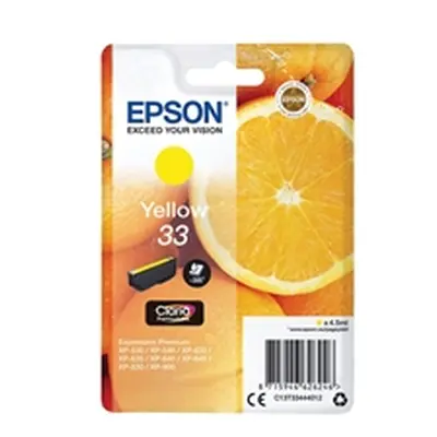 Epson 33 Ink Cartridge Claria Premium Oranges Yellow C13T33444012