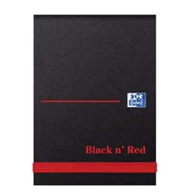 Black n Red Polynote Book Casebound 90gsm Unruled 192pp - 100080540