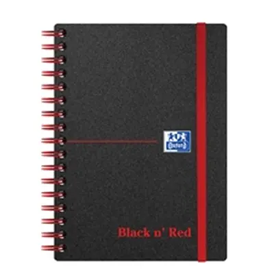 Black n Red Notebook Wirebound Polypropylene 90gsm Ruled - 100080476