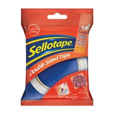 Sellotape Double Sided Tape 25mmx33m (6 Pack) 1447052