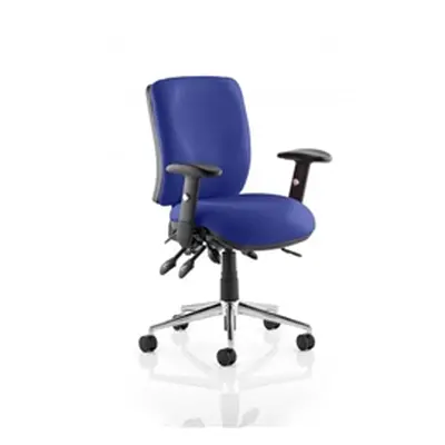 Chiro Task Operator Chair Medium Back Serene Colour With Ar