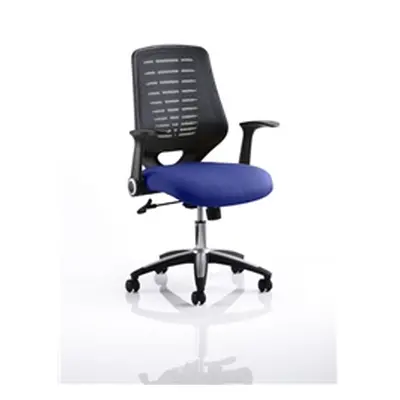 Relay Task Operator Chair Serene Colour Black Back With Arm