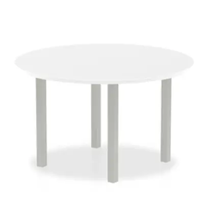 Impulse 1200 Round Meeting Table White - I000200