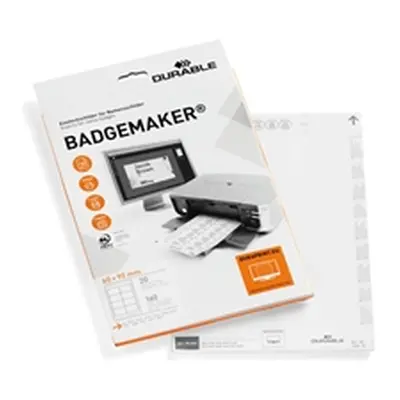 Durable Badgemaker Insert Sheets 60x90mm (Pack of 160) 1456/02