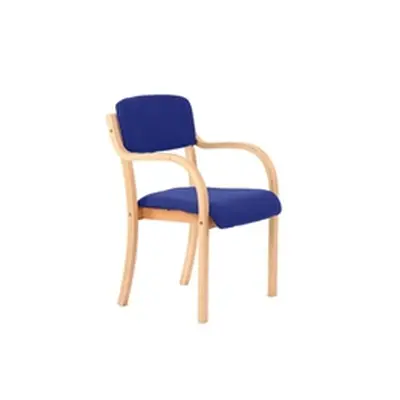 Madrid Visitor Chair Serene Colour With Arms - KCUP0387