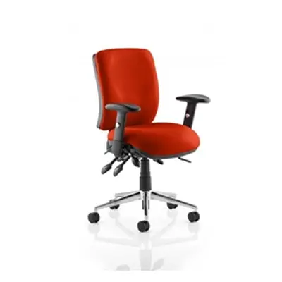 Chiro Task Operator Chair Medium Back Pimento Colour With A