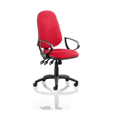 Eclipse XL III Lever Task Operator Chair Cherry Colour With