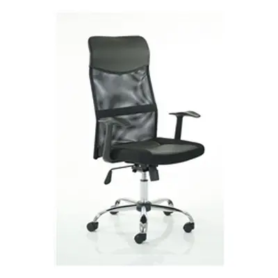 Vegalite Executive Mesh Chair Black With Arms - EX000166