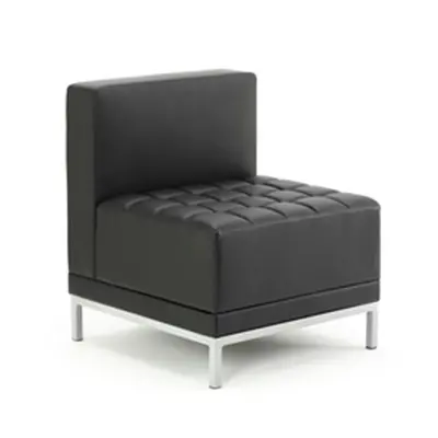 Infinity Visitor Modular Straight Back Sofa Chair Black Bon