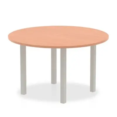 Impulse 1200 Round Meeting Table Beech - I000080