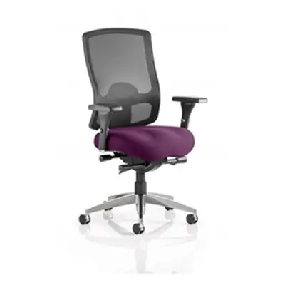 Regent Task Operator Chair Purple Colour Seat With Arms Ref