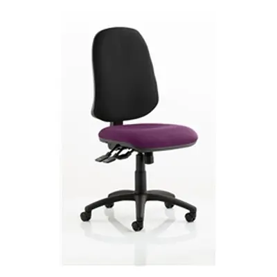 Eclipse XL Task Operator Chair Purple Colour Seat With Arms