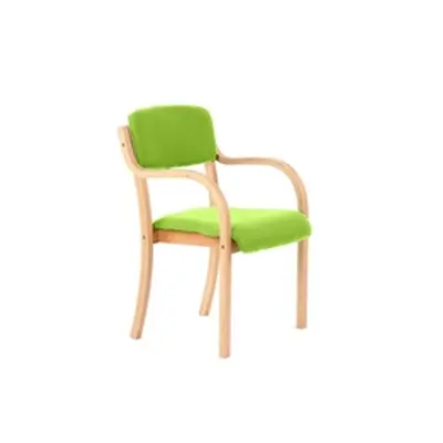 Madrid Visitor Chair Swizzle Colour With Arms - KCUP0386