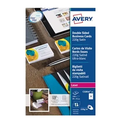 Avery C32016 Quick & Clean Business Cards Laser 220gsm