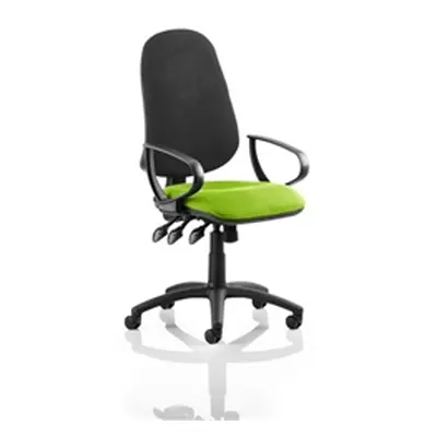 Eclipse XL III Lever Task Operator Chair Black Back Swizzle